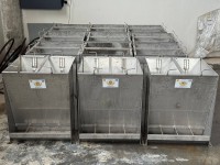 Бункерна годівниця для свиней на дорощуванні